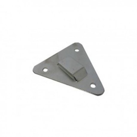Soporte triangular de pared extintor polvo/agua.
