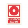 Señal de Pulsador poliestireno fotoluminiscente 297x210