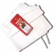 Manta Ignífuga 120x120 con funda de PVC para colocación en pared.