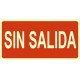 Señal de “Sin Salida” poliestireno fotoluminiscente 297x210
