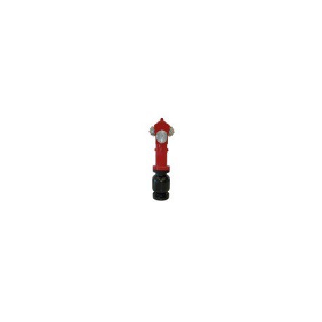 Hidrante de columna seca de 4” (DN100) con 1 salida de 100 mm + 2 salidas de 70 mm. Toma recta a tubería.